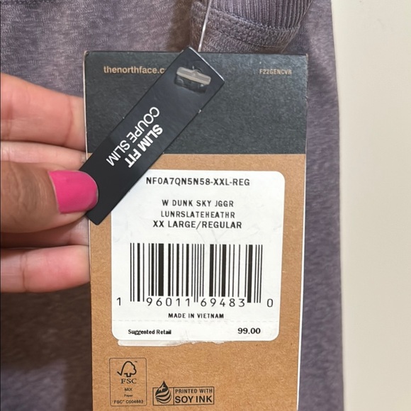 NWT The Northface Leggings in Slate Heather Size XXL! - Picture 3 of 7